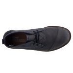 TOMS MATTEO CHUKKA BLACK LEATHER fekete/szürke fűzős magasszárú cipő