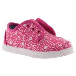 TOMS PASEO málna/fehér mintás tépős cipő TOMS PASEO málna/fehér mintás tépős cipő