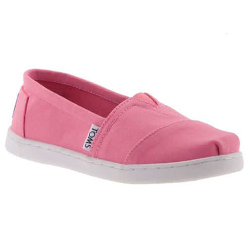 TOMS CLASSIC rózsaszín gumis balerina cipő