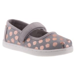 TOMS MARY JANE szürke/arany pöttyös balerina cipő TOMS MARY JANE szürke/arany pöttyös balerina cipő