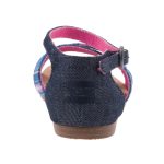 TOMS CORREA csatos farmerkék/málna mintás szandál