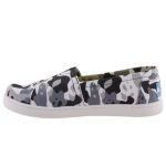 TOMS PANDA CAMO BLACK MULTI balerina cipő