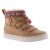 TOMS ALPINE bézs cipzáras/összehúzós félmagas szőrmés téli bakancs