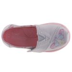 TOMS ALPARGATA szürke/rózsa pillangós tépős balerina cipő