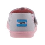 TOMS ALPARGATA szürke/rózsa pillangós tépős balerina cipő