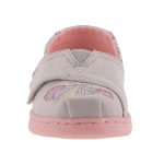 TOMS ALPARGATA szürke/rózsa pillangós tépős balerina cipő