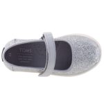 TOMS MARY JANE tépős szürke/ezüst balerina cipő