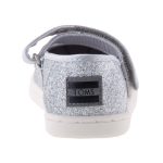 TOMS MARY JANE tépős szürke/ezüst balerina cipő