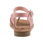 TOMS LEXIE Bloom metallic rózsa/fehér csillogós csatos gyerek szandál