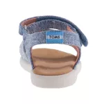 TOMS STRAPPY SANDAL 2 tépőzáras farmerkék/rózsa gyerek szandál