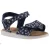 TOMS STRAPPY SANDAL 2 tépős sötétkék/virágos szandál