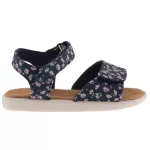 TOMS STRAPPY SANDAL 2 tépős sötétkék/virágos szandál