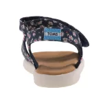 TOMS STRAPPY SANDAL 2 tépős sötétkék/virágos szandál