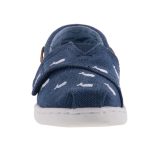 TOMS BIMINI farmerkék/barna/fehér BÁLNÁS tépős félcipő