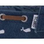 TOMS BIMINI farmerkék/barna/fehér BÁLNÁS tépős félcipő