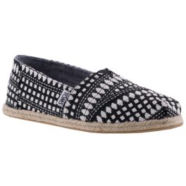 TOMS ALPARGATA fekete/fehér kötött belebújós balerina TOMS ALPARGATA fekete/fehér kötött belebújós balerina