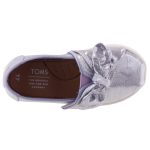 TOMS CLASSIC lila metál tépős balerina cipő