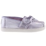 TOMS CLASSIC lila metál tépős balerina cipő