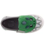 TOMS DINO 3D FLUORESZKÁLÓS szürke/zöld tépős gumis cipő