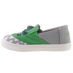 TOMS DINO 3D FLUORESZKÁLÓS szürke/zöld tépős gumis cipő