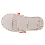 TOMS CLASSIC rózsaszín/piros cseresznyés masnis tépős balerina cipő