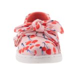 TOMS CLASSIC rózsaszín/piros cseresznyés masnis tépős balerina cipő