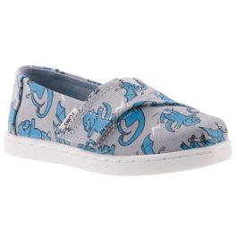 TOMS DINO FLUORESZKÁLÓS szürke/kék tépős gumis cipő TOMS DINO FLUORESZKÁLÓS szürke/kék tépős gumis cipő