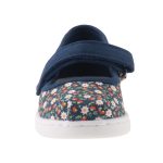 TOMS MARY JANE sötétkék/virágos tépős balerina cipő