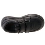 Superfit fekete 2 tépőzáras nappa bőr cipő