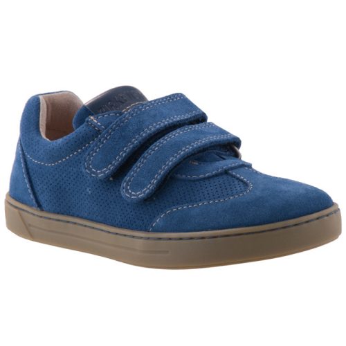 BIRKENSTOCK DAVAO kék két tépőzáras bőr cipő 28-39