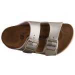 BIRKENSTOCK KIDS ARIZONA két csatos metál arany gyerek papucs
