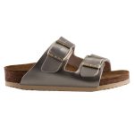 BIRKENSTOCK KIDS ARIZONA két csatos metál arany gyerek papucs