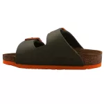 BIRKENSTOCK Arizona Kids khakizöld/narancssárga gyerek bio gyerek papucs