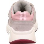 Superfit szürke-rózsaszín csillogós 2 tépőzáras velúr bőr lány cipő