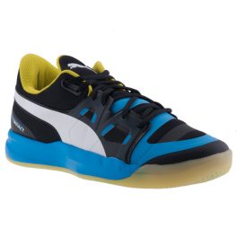 PUMA evoIMPACT 1 fekete/kék/zöld fűzős teremcipő PUMA evoIMPACT 1 fekete/kék/zöld fűzős teremcipő