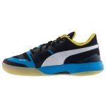 PUMA evoIMPACT 1 fekete/kék/zöld fűzős teremcipő