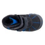 SIESTA-RICHTER sötétszürke/kék 2 tépős SympaTex VÍZÁLLÓ bundás téli cipő