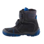 SIESTA-RICHTER sötétszürke/kék 2 tépős SympaTex VÍZÁLLÓ bundás téli cipő