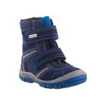 SIESTA-RICHTER sötétkék/kék 2 tépős SympaTex VÍZÁLLÓ bundás téli cipő