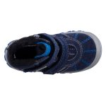 SIESTA-RICHTER sötétkék/kék 2 tépős SympaTex VÍZÁLLÓ bundás téli cipő