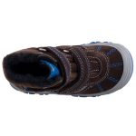 SIESTA-RICHTER barna/kék 2 tépős SympaTex VÍZÁLLÓ bundás téli cipő