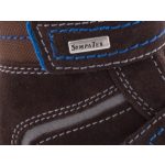 SIESTA-RICHTER barna/kék 2 tépős SympaTex VÍZÁLLÓ bundás téli cipő