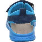 Superfit Lagoon Midi kék-sötétkék 2 tépőzáras velúr-nubuk bőr kisfiú gyerekszandál (1-001040-8000)