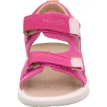 Superfit Lagoon Midi pink 2 tépőzáras velúr-nubuk bőr kislány gyerekszandál (1-001041-5500)