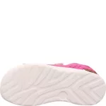 Superfit Lagoon Midi pink 2 tépőzáras velúr-nubuk bőr kislány gyerekszandál (1-001041-5500)