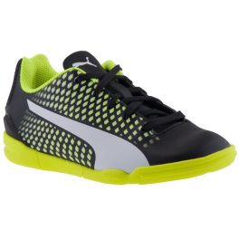 PUMA VELOZ INDOOR fekete/sárga/fehér teremcipő PUMA VELOZ INDOOR fekete/sárga/fehér teremcipő