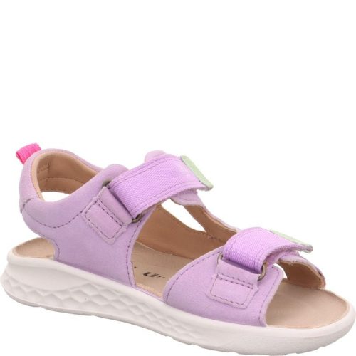 Superfit Lagoon Midi lila 2 tépőzáras velúr-nubuk bőr kislány gyerekszandál (1-001041-8500)