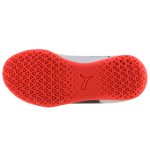 PUMA ONE 17.4 gyöngyház/narancs/fekete félmagas foci teremcipő