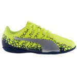 PUMA evoPOWER VIGOR 4 neon/kék/ezüst fűzős foci teremcipő