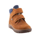 Siesta-Richter 2 tépőzáras barna-sötétkék Richtex (Vízálló) bélelt fiú bakancs